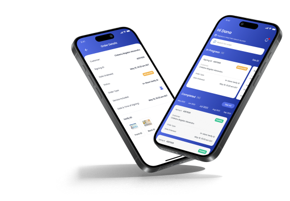 Car dealer using Mavsign grc software solutions on their mobile phone